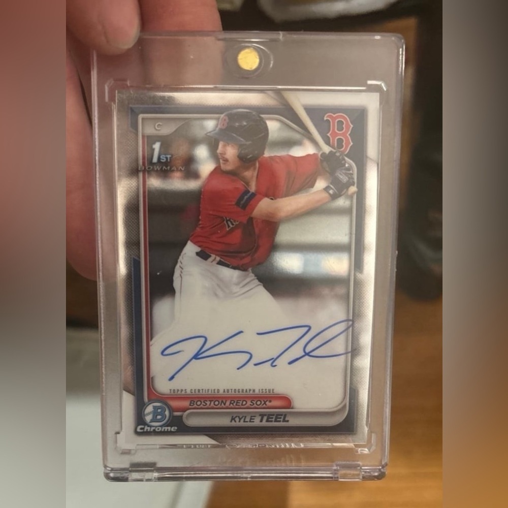 2024 Topps Bowman’s 1st Kyle Teel CPA-KT SS-CHROME
